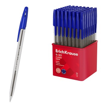 Ручка шариковая R-301 Stick Classic 1.0, цвет чернил синий