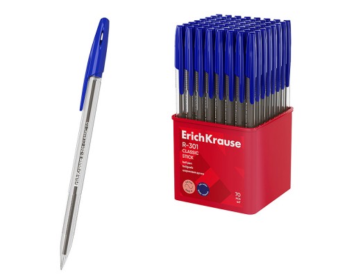 Ручка шариковая R-301 Stick Classic 1.0, цвет чернил синий