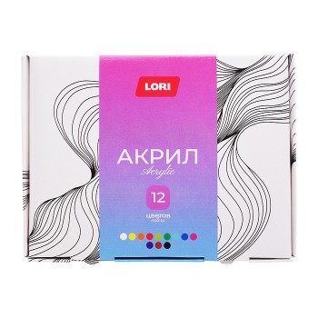 Краски акриловые "Классика" 12 цв. по 20 мл