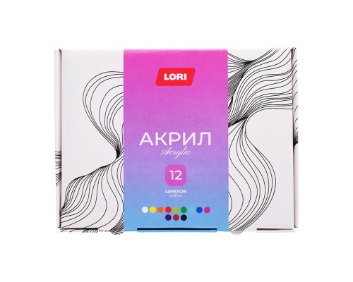 Краски акриловые "Классика" 12 цв. по 20 мл