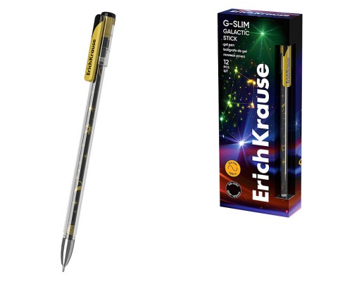Ручка гелевая G-Slim Stick Galactic 0.5, цвет чернил черный