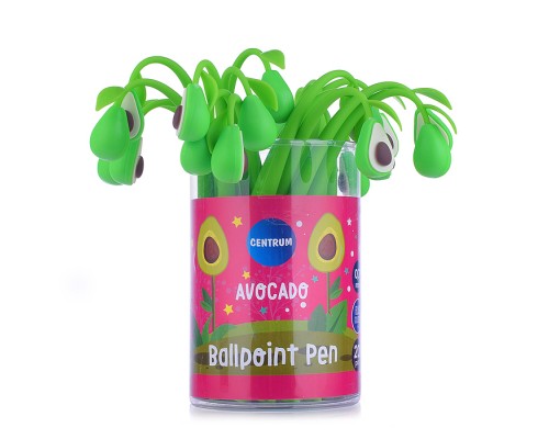 Ручка шариковая силиконовая "AVOCADO", цвет чернил синий, 0.7мм,