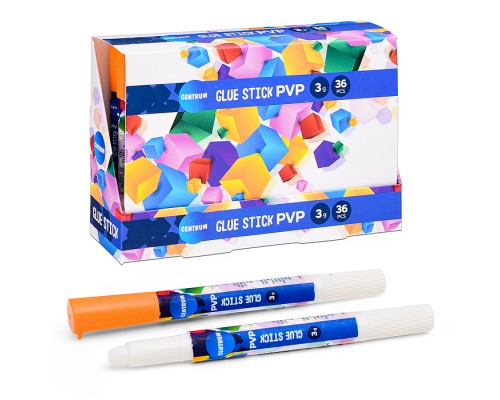 Клей-карандаш ПВП 3 г в дисплее