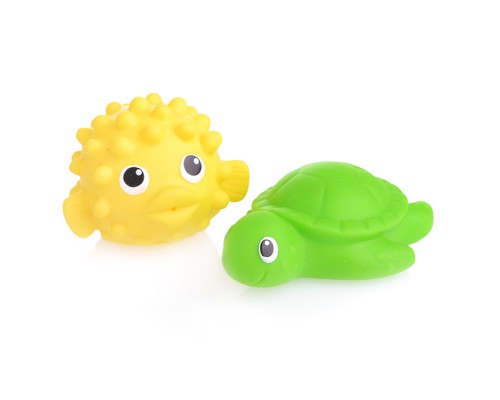 Набор для купания 5 (2 игрушки Черепаха, Рыба-Еж)