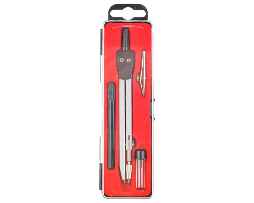 Готовальня "Perfecta school" 4 предмета в футляре, школьная