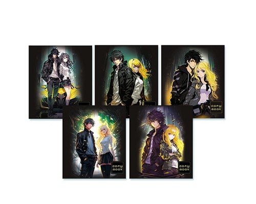 Тетрадь 48 л. клетка "Аниме. Романтика" по сериям