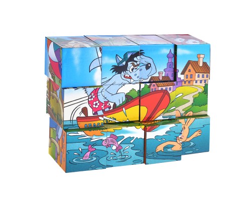 Кубики 12шт "Союзмультфильм "Ну, погоди!"