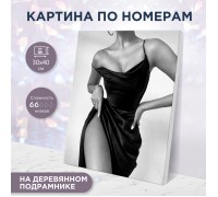 Картина по номерам 30х40 "Соблазн" (8 цветов)