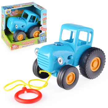 Каталка "Синий трактор" 15+ песен и звуков, свет,