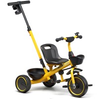 Велосипед трехколесный Rocket 107NEW, колеса EVA 10"/8", цвет желтый