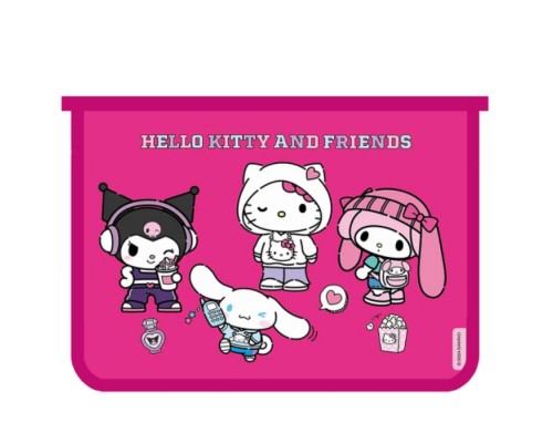 Папка для тетрадей "Куроми" А4, пластик, на молнии