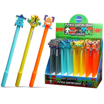 Ручка шариковая "My game", 0,7 мм, микс 4 вида
