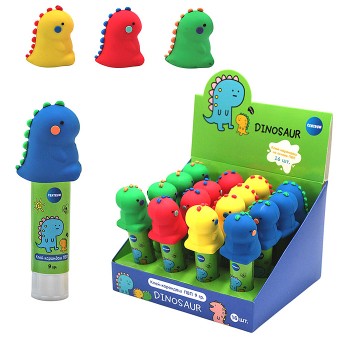 Клей-карандаш "Dinosaur" 9 г, ПВП, дисплей бокс