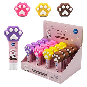 Клей-карандаш "Лапка" 9 г, ПВП, дисплей бокс