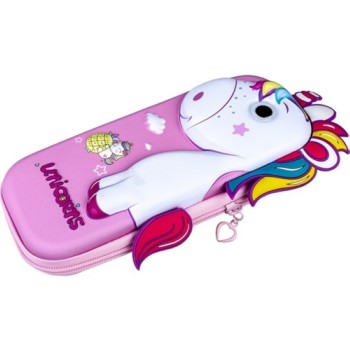 Пенал одинарный пустой 23*10*5 cм "Единорог" (ЭВА)