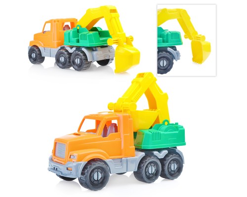 Машинка Экскаватор "Добрыня" Строительный 20 см