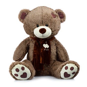 Медведь Тони с шарфом В150 бурый