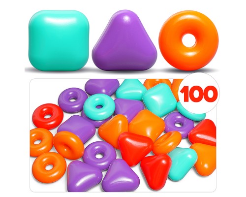 Набор шариков "Плюшки" 100шт