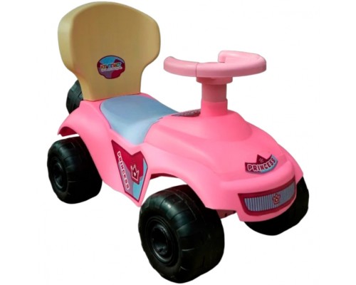 Каталка "Малыш" розовая