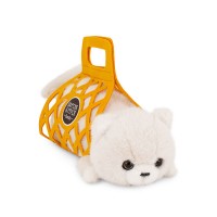 Кот Барсик в сумке белый 35