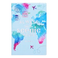 Записная книжка ESCALADA, А6+, 96 л."Путешествие" ПВХ: 126x186 мм, мягкий переплёт