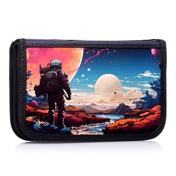 Пенал двухсекционный большой с откидной планкой 190/120 "Космос"