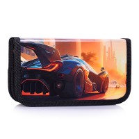 Пенал двухсекционный большой 190/105 "Авто на закате"