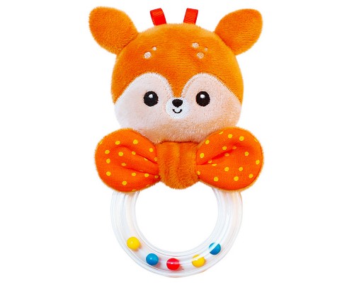Игрушка погремушка колечко "Оленёнок Бемби"