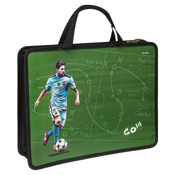 Папка детская "Star Football" пластик 334х260мм