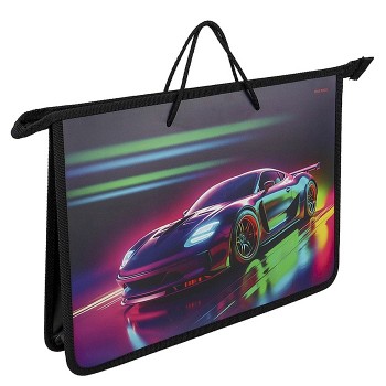 Папка детская на шнурке "Уличный драйв" пластик А4