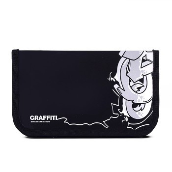 Пенал 1-секц, большой "Стрит Арт" 190х115, ламинированный картон