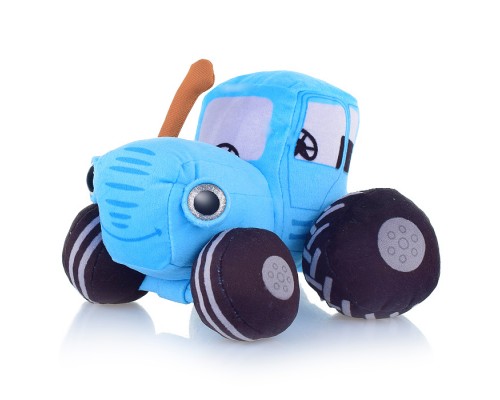Мягкая игрушка "Синий Трактор" 20см, муз. чип,  глаза глиттер в пакете