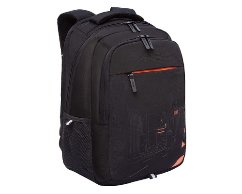 Рюкзак (/2 черный - оранжевый)