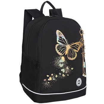 Рюкзак школьный с обвесом (/1 черный)