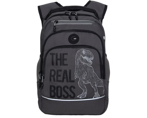 Рюкзак школьный (/4 серый)