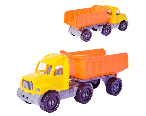 Машинка Тягач "Бизон" с прицепом Стоительный