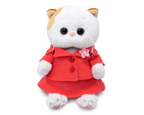 Кошка Ли-Ли BABY в коралловом костюмчике