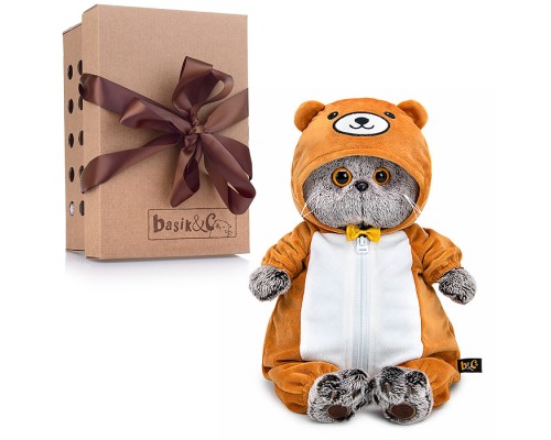 Кот Басик в кигуруми "Медвежонок"