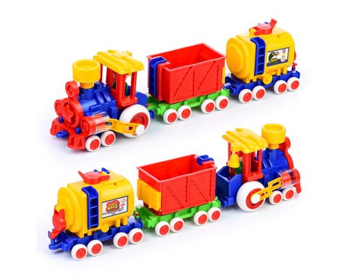 Паровозик Ромашка с 2 вагонами