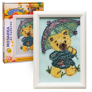 Мозаика из пайеток "Медвежонок"