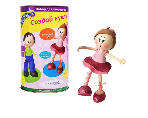 Набор для творчества. Создай куклу "Балерина"