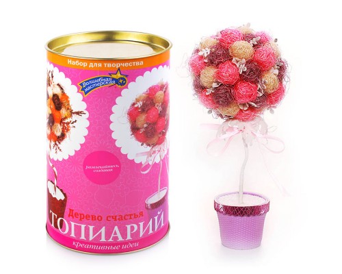 Набор для творчества. Топиарий "Розовое чудо"