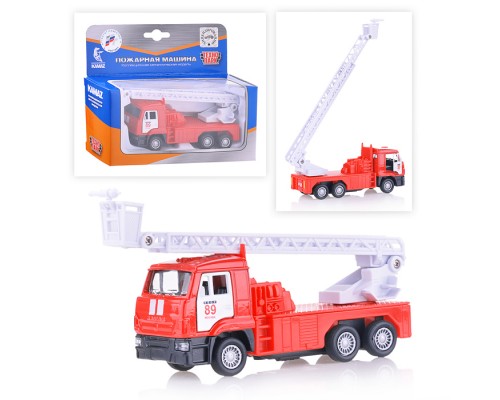 Машина Камаз пожарная 12см., (открыв. двери)