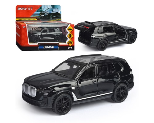 Машина металл BMW X7 12 см, (двери, багажник, инерц., в коробке