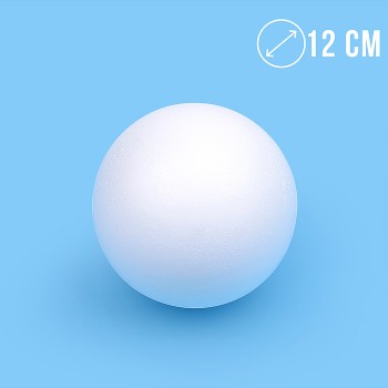 Шар пенопластовый ф12см