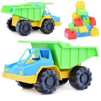 Грузовик Карьерный + Макси блок 14 дет