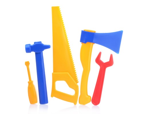 Набор "Мастер ОК" (молоток, пила, топор, отвертка)