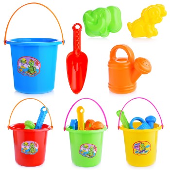 Комплект "Большой" совок+2 формочки с лейкой мал