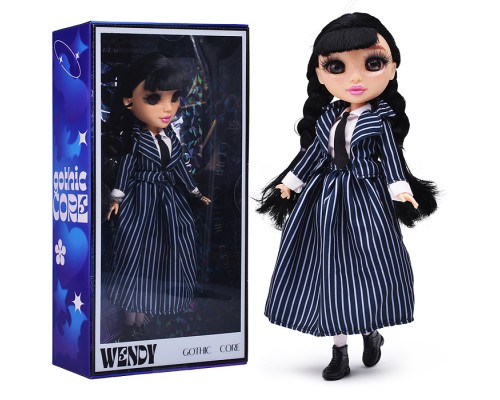 Модная кукла коллекция Glam Core, Венди Gothic Core, школьная форма, 27см