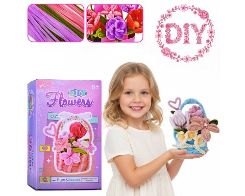 Набор творческая мастерская "Цветы в корзинке-4" в коробке